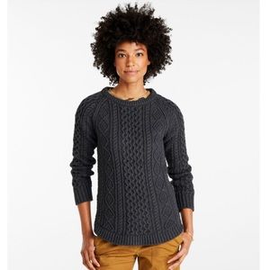 Women's LL Bean Signature Fisherman Sweater